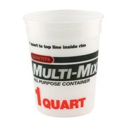 Leaktite Clear 1 qt Multi-Mix Container 001Q02MM050